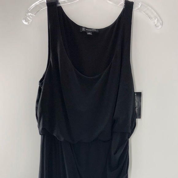 INC Asymmetric Scoop Neck Midi Wrap Front XL Dress - Picture 2 of 10